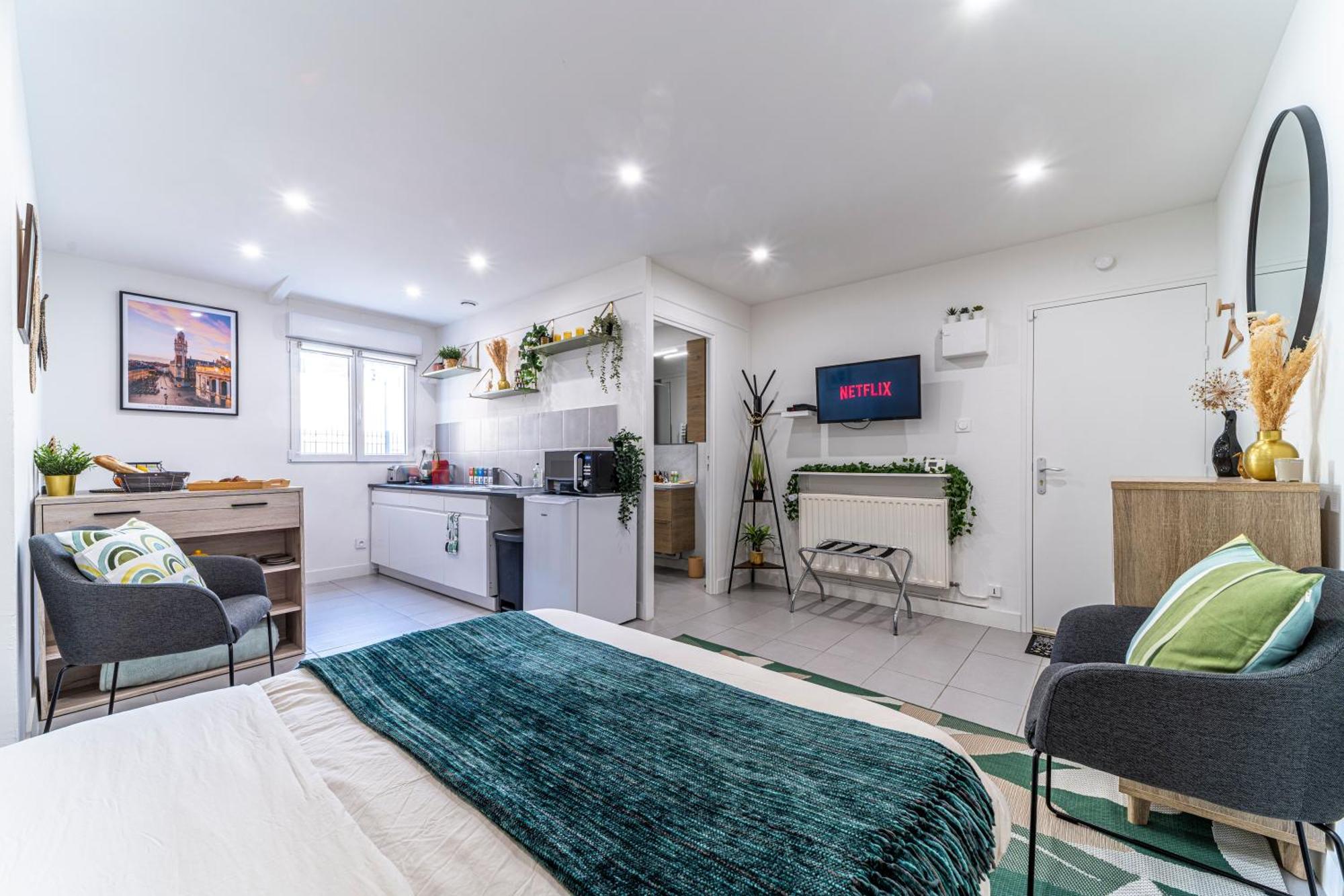 شقة Le Cosy - Free Parking - Proche Gares Lille - Netflix - Wifi Mons-en-Baroeul المظهر الخارجي الصورة